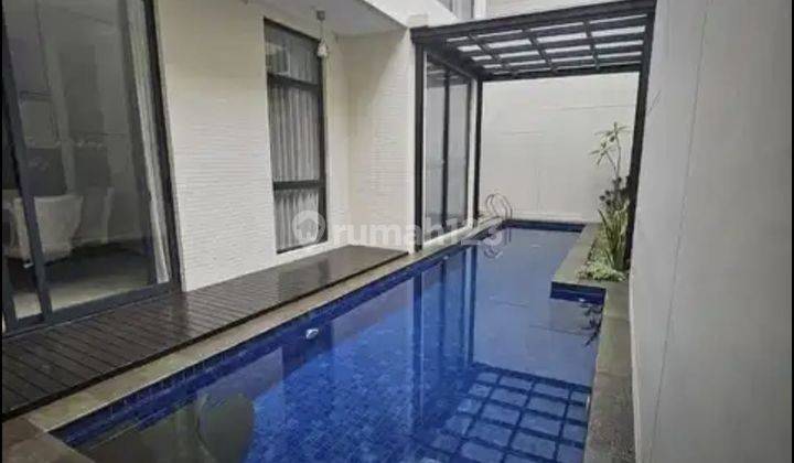 Rumah Mewah Furnished Ada Kolam Renang Di Nava Park BSD, Dekat Aeon Mal Dan Tol 1