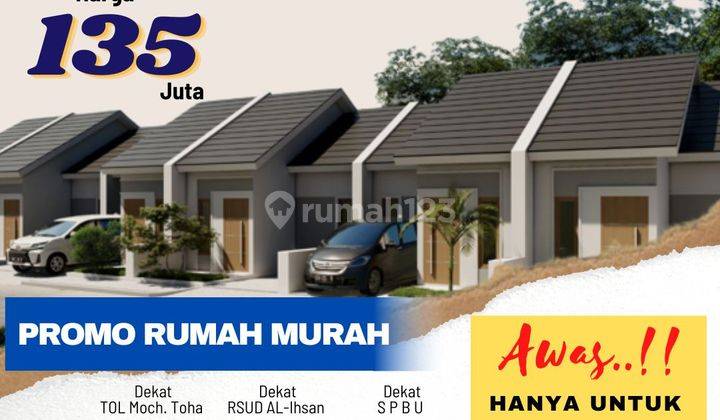 Spesial promo murah rumah di jual lokasi strategis 1