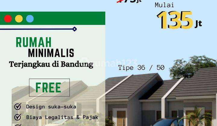 Miliki rumah dengan spek bata merah berkualitas jual murah 1