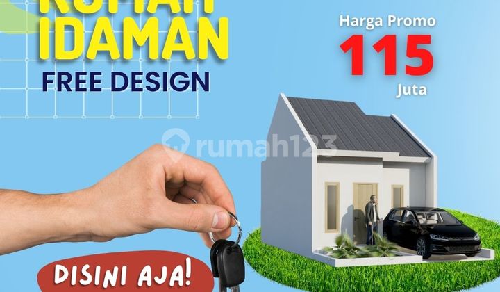 Free design jual murah rumah promo investasi pasti 1