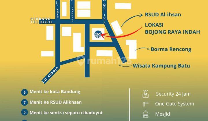 Free design promo jual murah rumah investasi bebas banjir asri 4