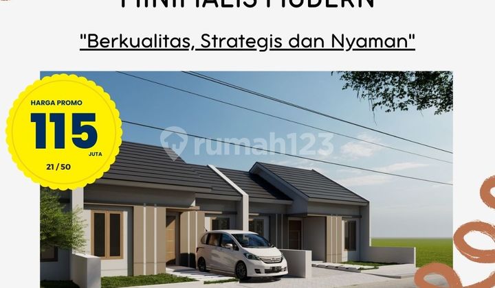 Hanya 5 unit saja jual murah rumah berkualitas spek bata merah 1