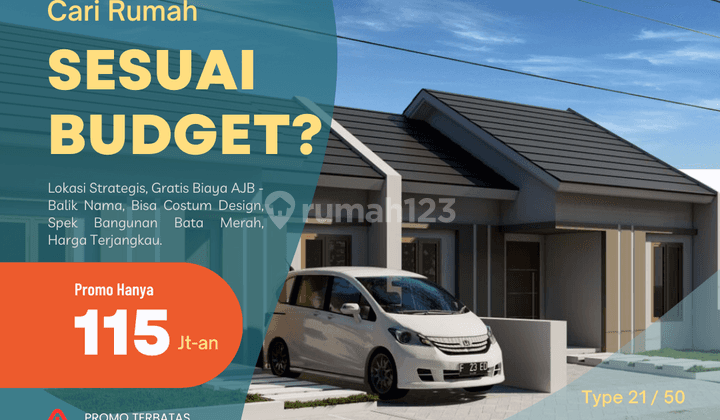 Rumah Murah Strategis Investasi Hanya 115 jt an promo 5 unit 1