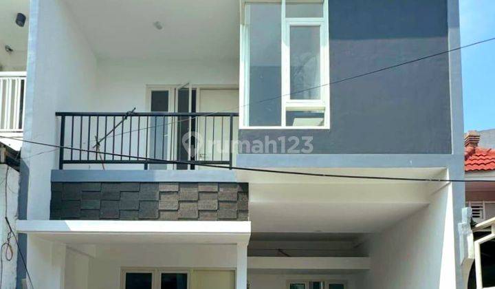 Jual Rumah Baru Renov Modern Minimalis Balkon 2 Lantai Pantai Mentari Surabaya 1