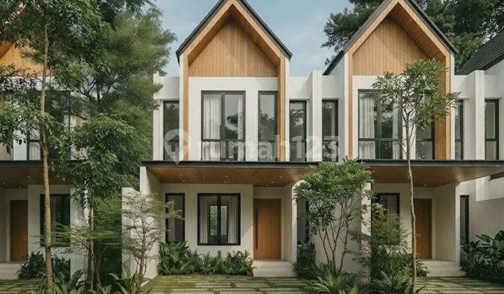 Rumah Gaya Scandinavian Eropa di Lingkungan Sejuk Khas Bandung Utara Dekat Setiabudi Cihideung Lembang