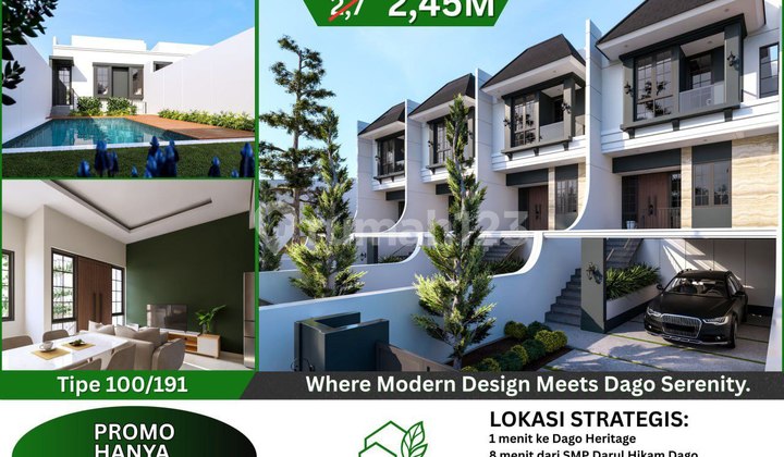 Jual Rumah Rasa Villa Gaya Eropa Modern TownHouse Dekat Pasar Simpang Dago Tubagus Ismail Cigadung Jual Rumah Rasa Villa Gaya Eropa Modern TownHouse Dekat Pasar Simpang Dago Tubagus Ismail Cigadung