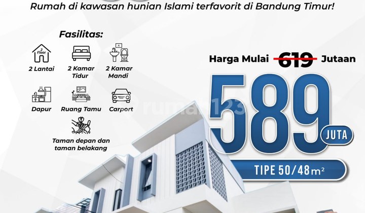Jual Rumah Baru View Al Jabbar Gedebage di Ujungberung Kota Bandung 1