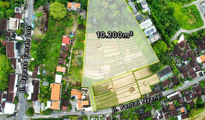 Tanah 1ha Lokasi Strategis Dekat Jalan Utama Dan Pantai Nyanyi 1