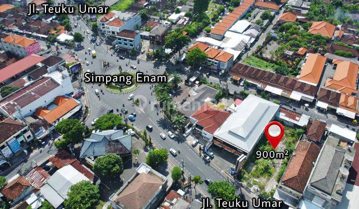 Tanah 900m2 Super Strategis di Jalan Utama Teuku Umar Denpasar 8