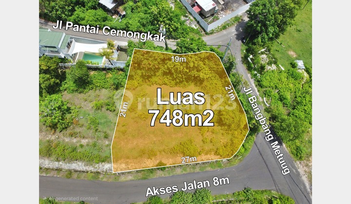 Tanah Ocean View Kawasan Villa 5Menit ke Pantai Tanah Ocean View Kawasan Villa 5Menit ke Pantai