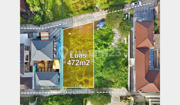 Villa Environment Land in Umalas I Near Batu Belig