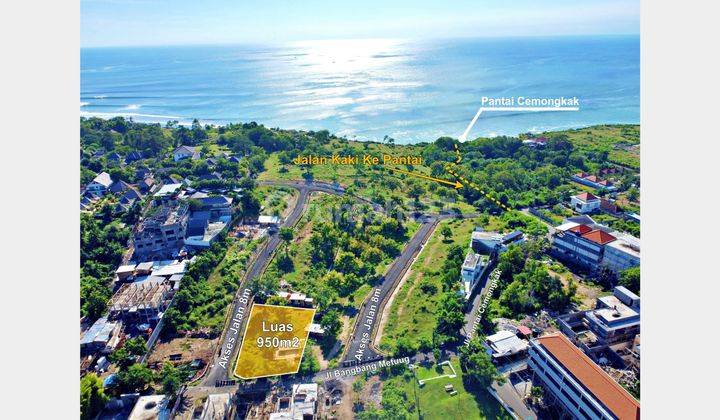 Tanah Ocean View Posisi Hook Lingkungan Villa Dekat Pantai 1