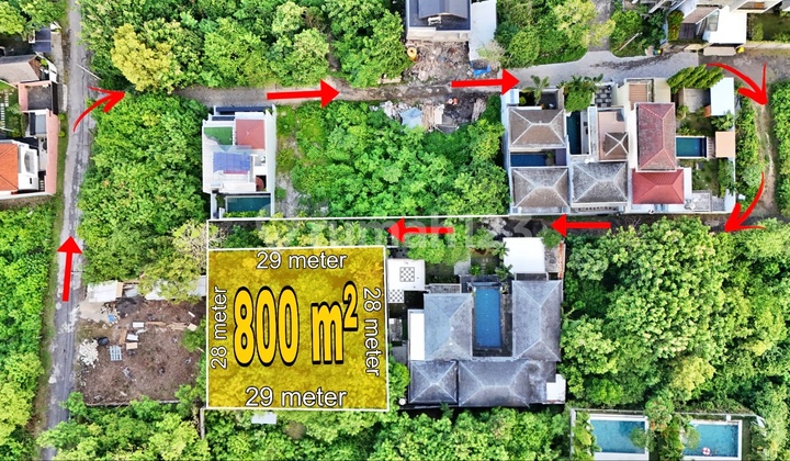 Tanah Ocean View Lingkungan Villa Ungasan