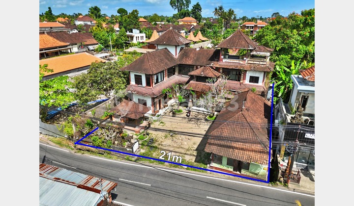 Tanah Jalan Utama Bekas Resto 5 menit ke Central Ubud