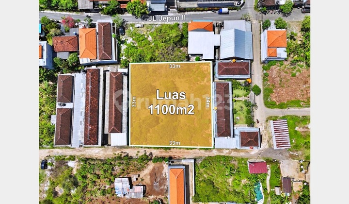 Tanah dekat Ayana Jimbaran 6 menit ke pantai