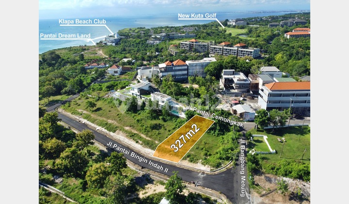Tanah Ocean View Jalan Kaki Ke Pantai di Pantai Bingin Pecatu
