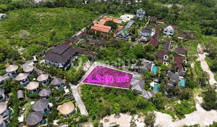 Tanah Ocean View Zona Pink Link Villa Kahuripan Ungasan Bali