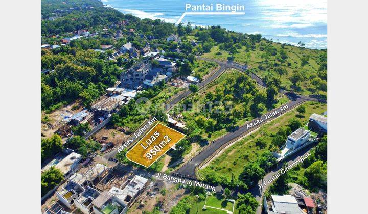 Tanah Ocean View Posisi Hook Lingkungan Villa Dekat Pantai 2