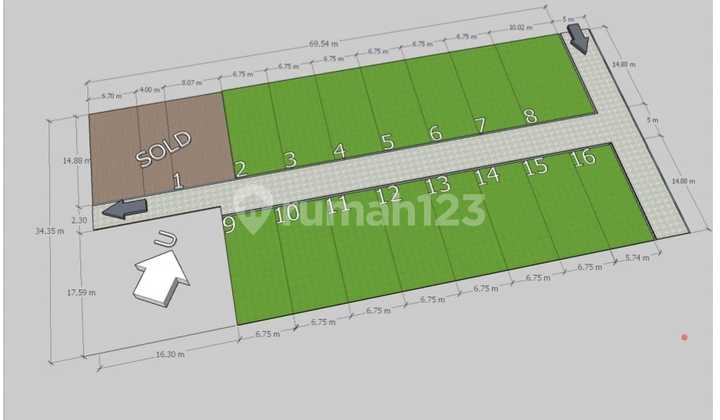 Selling Plots at The Cibodas Land Maribaya Lembang
