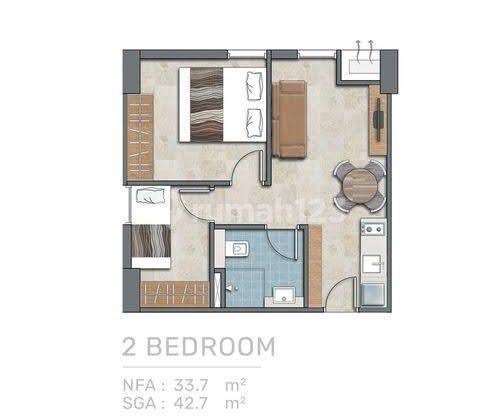 Termurah Apartemen Denver Lantai 16 Citraland Paling Murah Surabaya 2