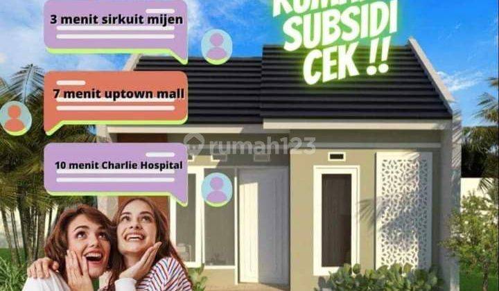Rumah subsidi belakang sirkuit mijen , Meteseh  boja  1