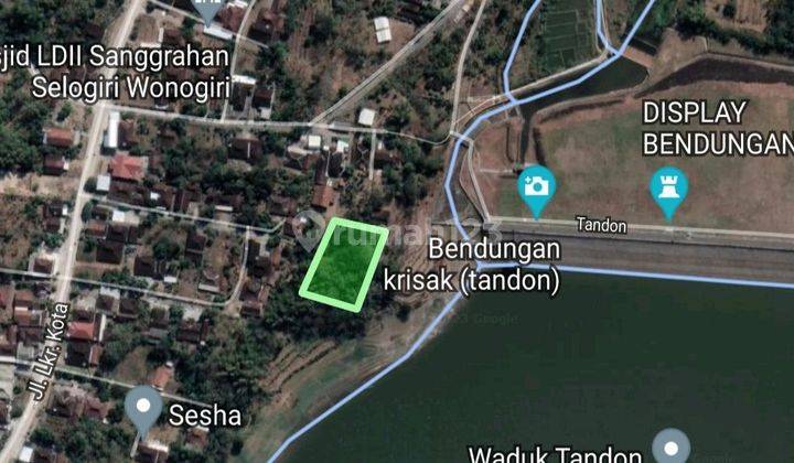 Tanah  Asri Di Pinggir Waduk Tandon Krisak Wonogiri 2