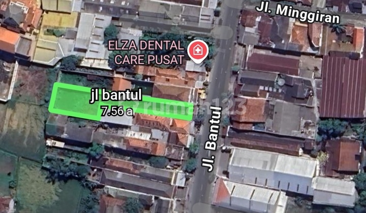 Tanah Di Jl. Bantul Utara Pasar Pasty Dalam Kodya