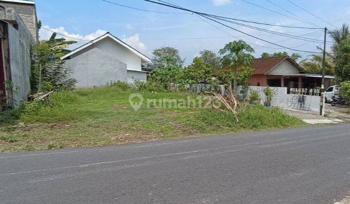 Tanah Dijual Dekat RS PKU Gamping Jogja, Tepi Jl Aspal Lebar  1