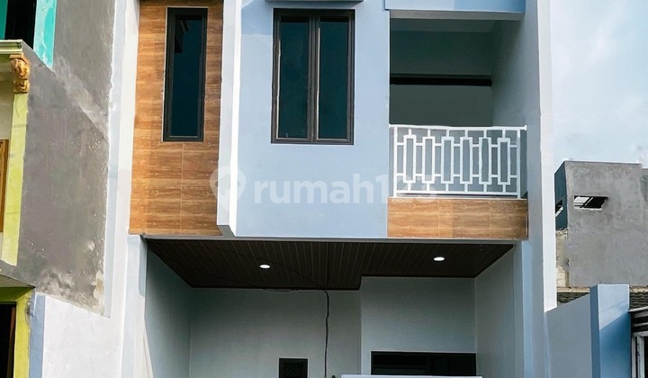 Rumah 2 Lantai Siap Huni Dalam Cluster di Pondok Ungu Permai