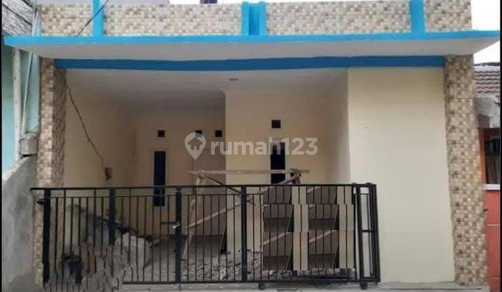 Rumah Biru Minimalis Harga Murah di Perum Pejuang Pratama Bekasi 1