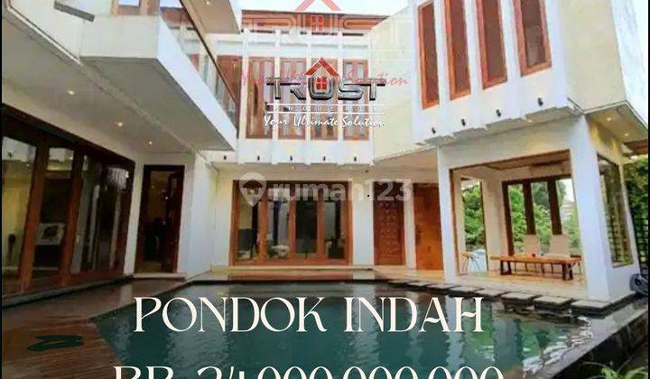 Rumah Mewah Artistik Dengan Kolam Renang di Pondok Indah 1