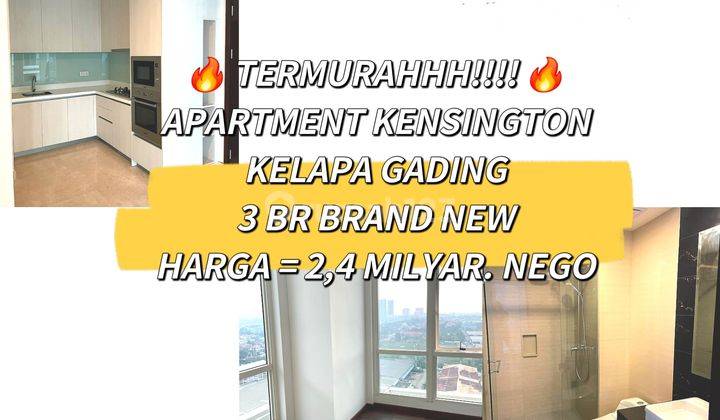 Dijual Apartement Termurahhh di Kelapa Gading Kt 3+1 Brand New  1