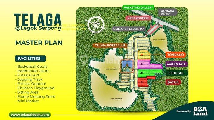 Telaga Legok Serpong Tangerang Rumah Cluster Batur Bedugul 300jt An 3