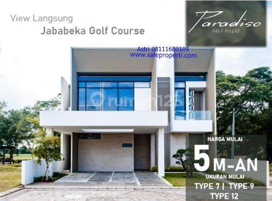 Paradiso Golf Villas Jababeka Rumah Akses Golf Course Langsung 1