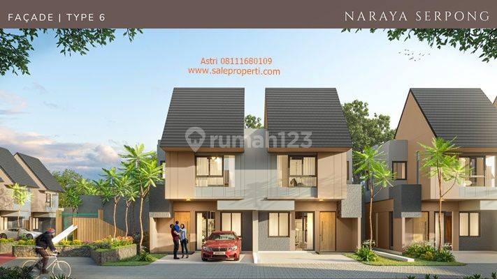 Naraya Serpong Cluster Baru Hanya 48 Unit Dekat Taman Tekno Bsd  2