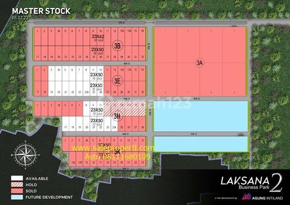 Kavling Pergudangan Laksana Bussines Park Tahap 2 Ukuran 23x50 Bu 1