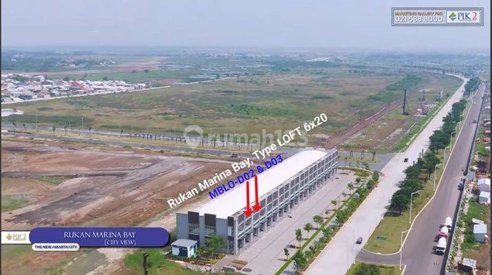 Rukan Marina Bay Pik2 Siap Pakai Tipe Loft Ukuran 6x20 Best Price 2