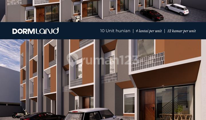 Dormland Jatinangor Bandung Comfortable Student Living 4 Floors 2