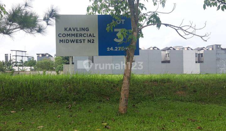 Kavling Komersial Midwest Bsd Pinggir Jalan Boulevard Row 42Meter 1