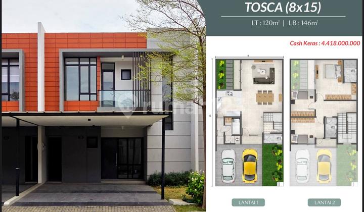 Ready-to-Occupy Georgia Cluster House PIK2 Size 8x15 Brand New Affordable Ready-to-Occupy Georgia Cluster House PIK2 Size 8x15 Brand New Affordable