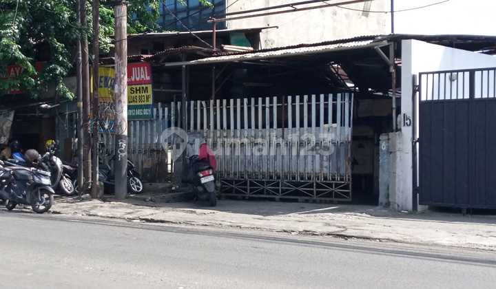 Kavling Siap Bangun Pinggir Jalan Raya Kebayoran Lama 883Meter