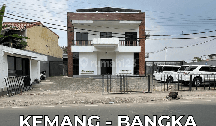 Bangunan Kantor 3 Lantai Hadap Barat Harga NJOP di Kemang Bangka 1