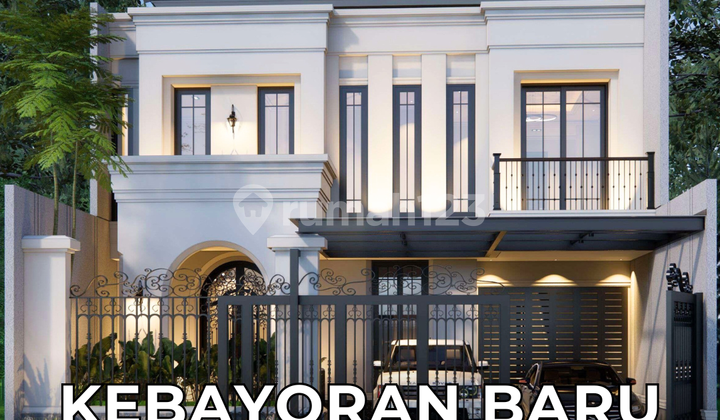 Brand New Modern House 2 Lantai Fully Furnished di Kebayoran Baru