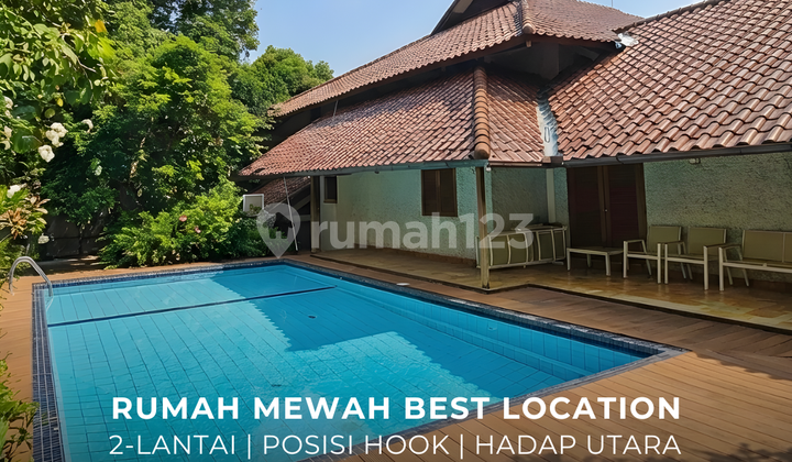 Rumah Mewah Posisi Hook Hadap Utara di Bukit Golf Pondok Indah