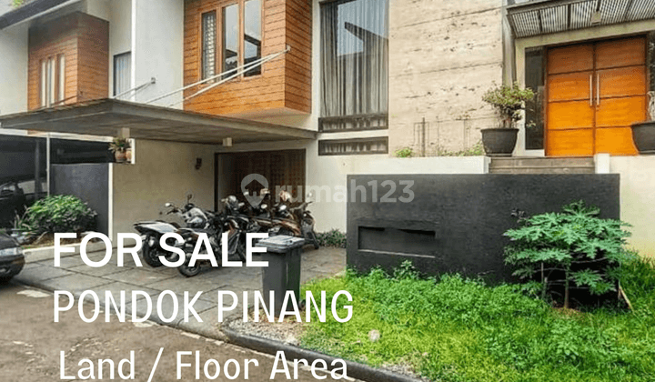 Turun harga rumah modern minimalis di pondok pinang 1