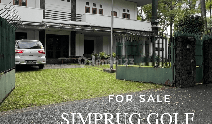 Rumah lama layak huni di simprug golf 1