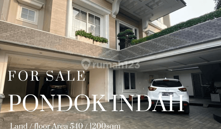 Rumah modern siap huni di pondok indah jaksel 1