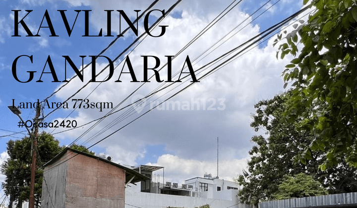Kavling siap bangun di gandaria jakarta selatan 1