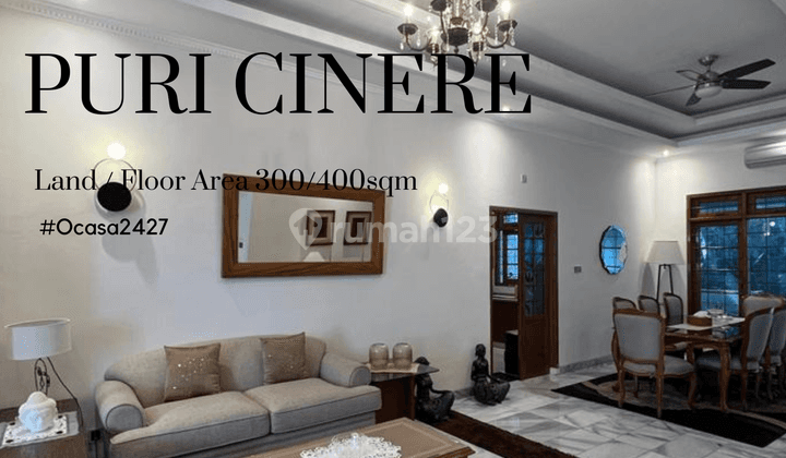 Rumah dalam komplek exclusive puri cinere depok 1