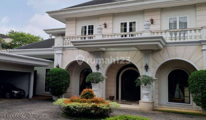 Rumah mewah modern siap huni view golf di pondok indah jaksel 1